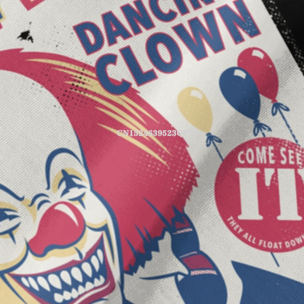 Hot Koop De Dancing Clown Pennywise T-shirt Tee Shirts Voor Mannen Big Size Zwart T Shirts Japan Stijl