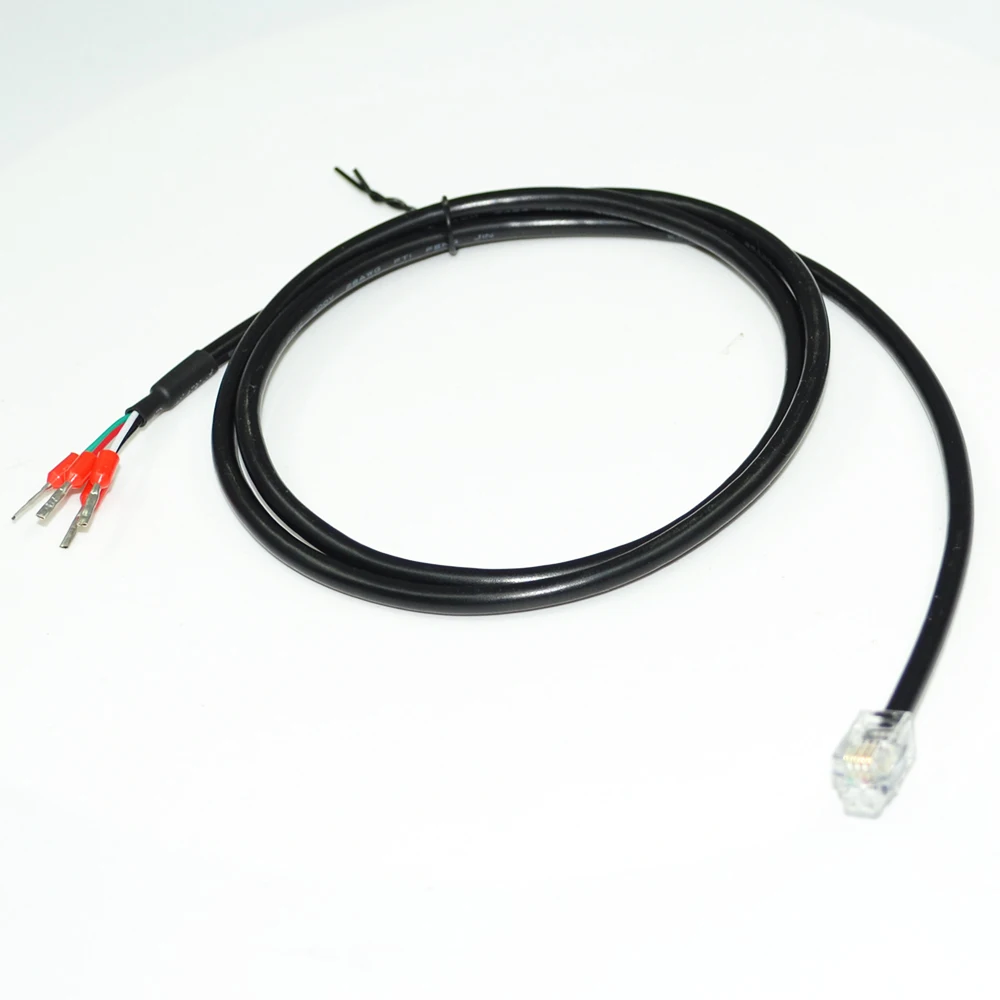 RJ11 6P4C TO 4PIN / RJ9 4P4C TO 4PIN SOLDERLESS CONNECTOR WIRE END SHIELDED CABLE