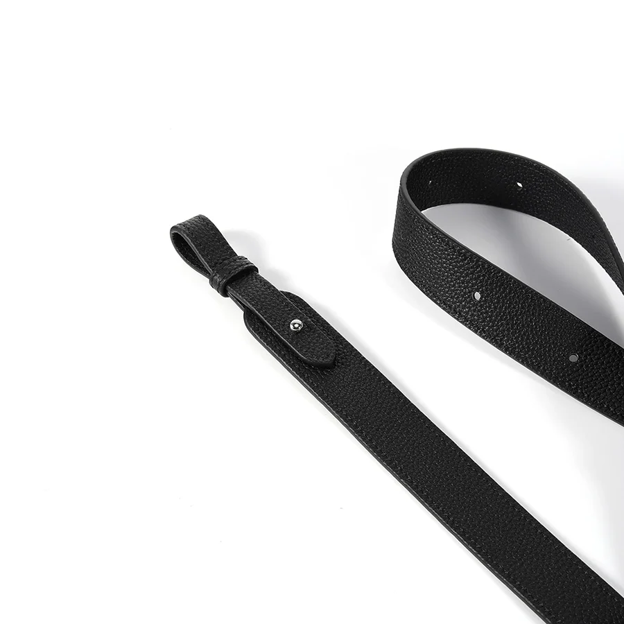 حزام كتف جلدي لحقيبة ليندي، ملحقات حقيبة كروس بديلة قابلة للتعديل من جلد البقر الأصلي #6