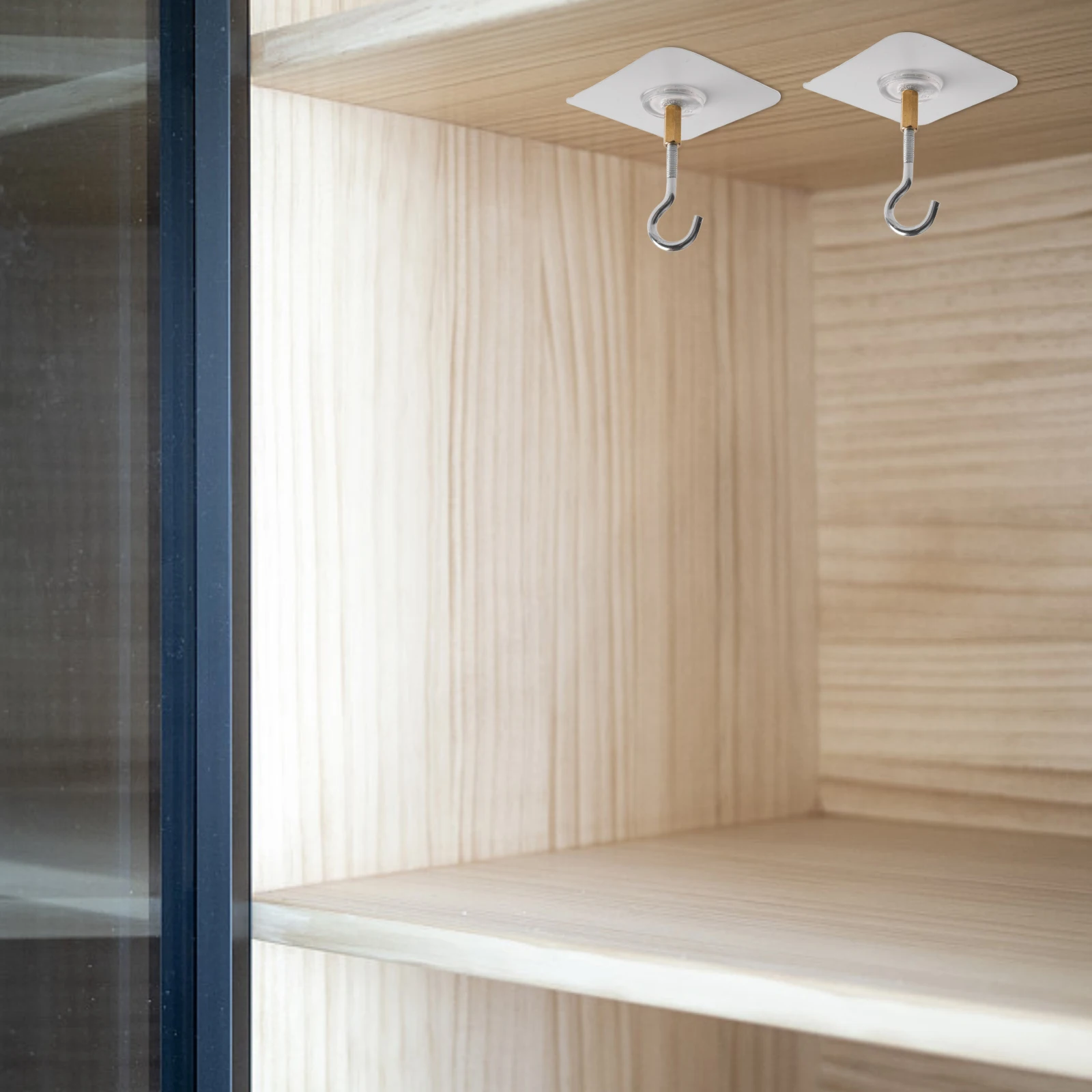 Innovative Nopunch Design Allows For Easy Attachment To Ceilings Or Walls For Clothes And Chandeliers (Holds Up To 5kg)