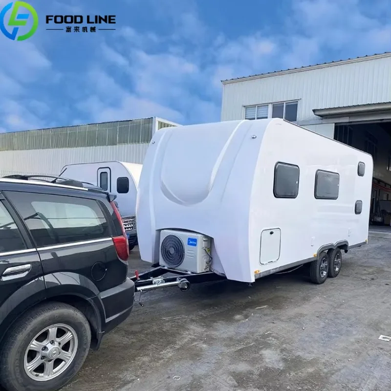 FL Customized Australian Standard Motorhome Semi-Off-Road Travel Trailer Double Axle Camper RV for Sale