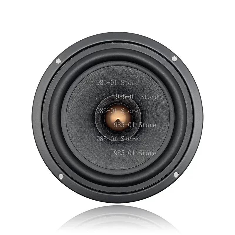 5.25 Inch 1Pieces Audiophile Grade Wool Fiber Paper Cone Full-Range Speaker Driver Unit, 25W