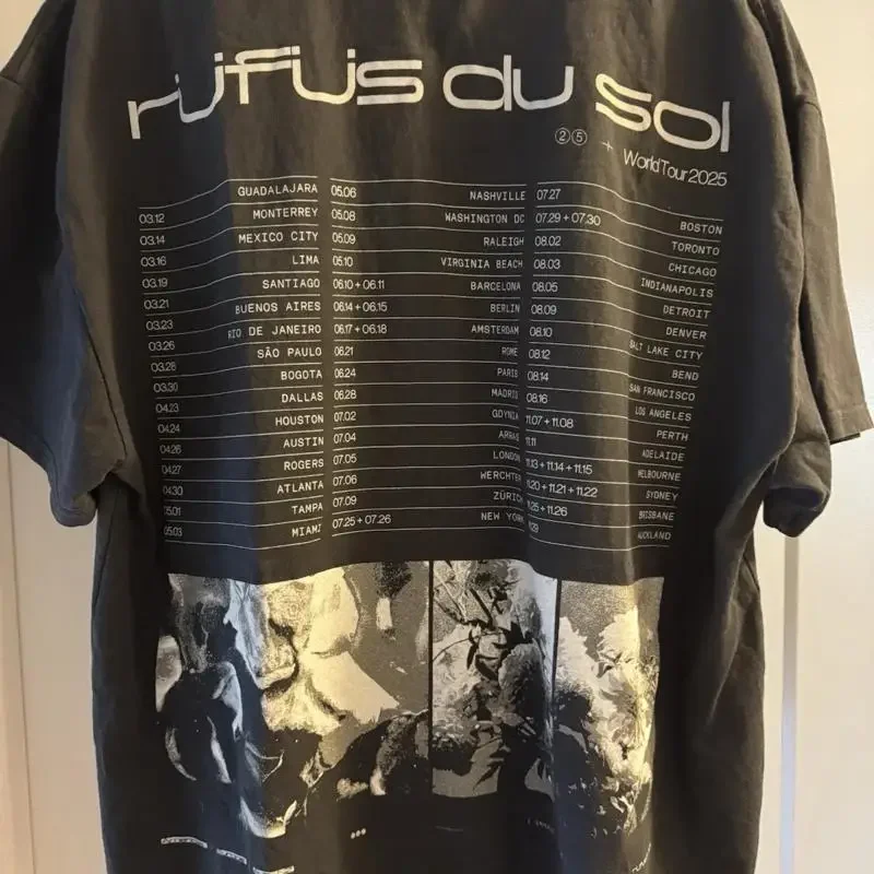 Rufus Du Sol 2025 Concert Reprint T Shirt All Sizes An52930
