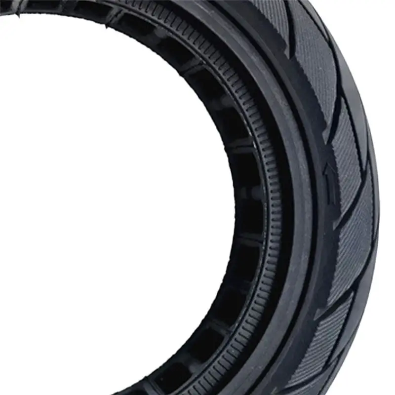 Compatible 10X2.50-6.5 Hollow Solid Tire MAX G30 Electric Scooter 60/70-6.5 Honeycomb Solid Tire Black 1100G