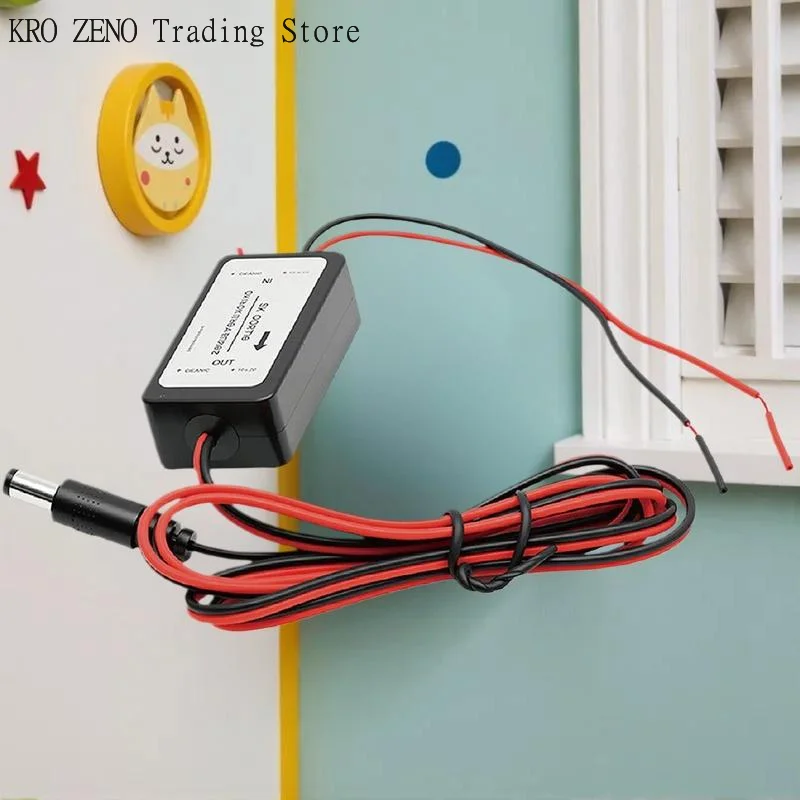 1 pièce Relais de puissance 12V CC avec filtre à condensateurs et connecteur, redresseur pour caméra de recul de voiture, pour résoudre les ondulations et les interférences
