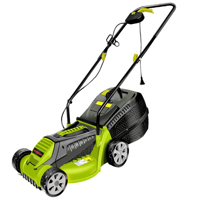 

220V Electric Mower Lawn Mower Hand Push Grass Cutting Machine 3 Gears 1600W Handheld Garden Power Pruning 3600rpm