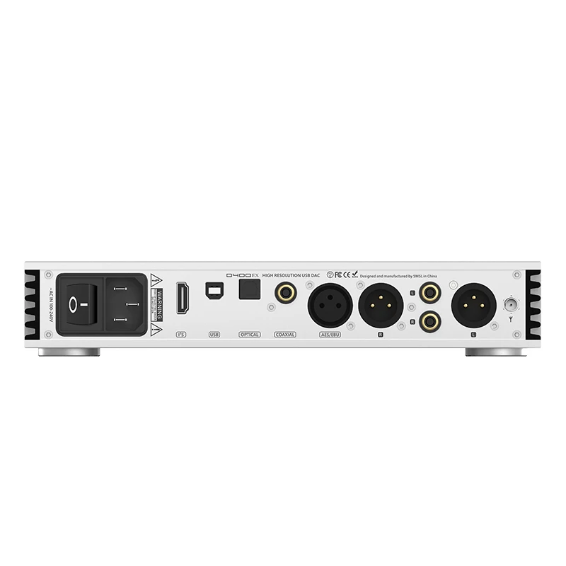 SMSL D400EX AUDIO DAC 1*AK4191 2*AK4499EX OPA1612A LME49720 XU316 MQA-CD DSD512 32bit/768kHz Blutetooth I2S With Remote Control