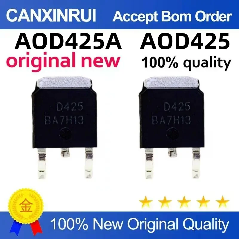 

(5 pieces) Brand new original AOD425A D425A AOD425 D425 TO-252 field-effect transistor