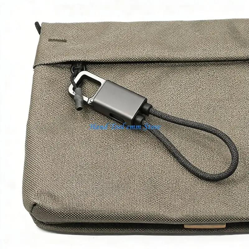 H37F Heavy Duty 60W Type C Charging Wire Braided Outer Layer And Integrated Lanyard For Secure Transport