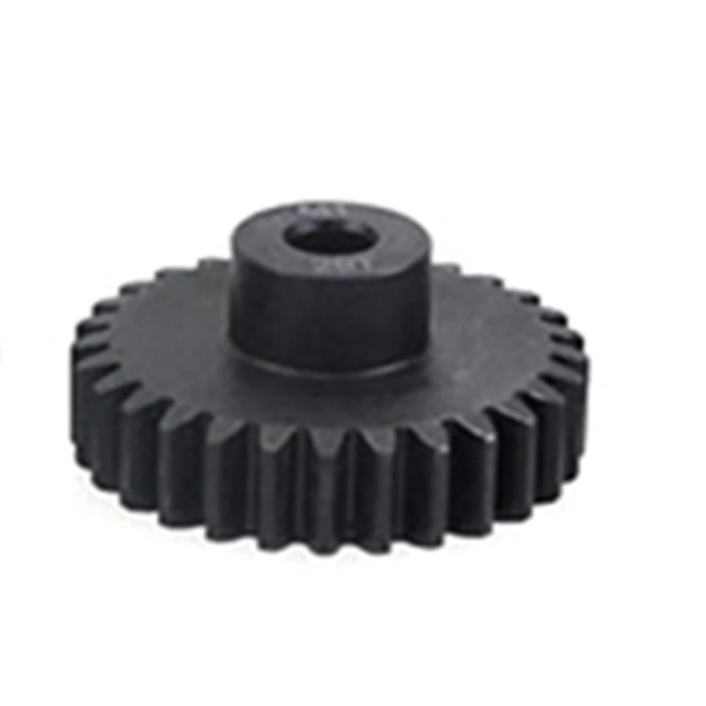 M1 5Mm 29T Black Steel Metal Pinion Motor Gear for 1/10 Rc Model Car