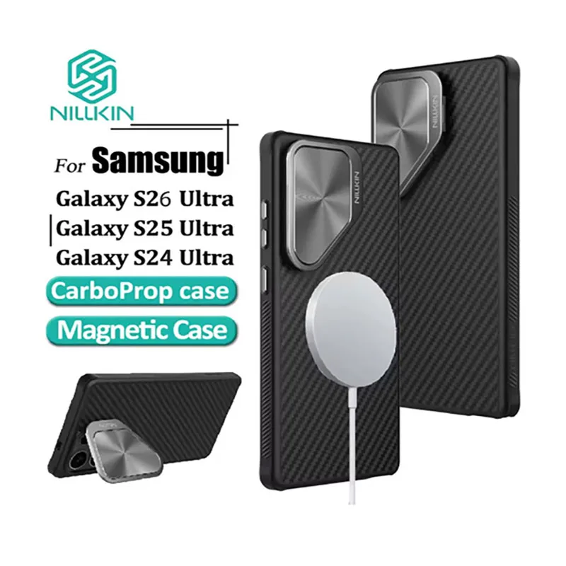 

Nillkin for Samsung Galaxy S24 Ultra/S25 Ultra/S26 Ultra CamShield Pro Case with Slide Camera Cover Protector