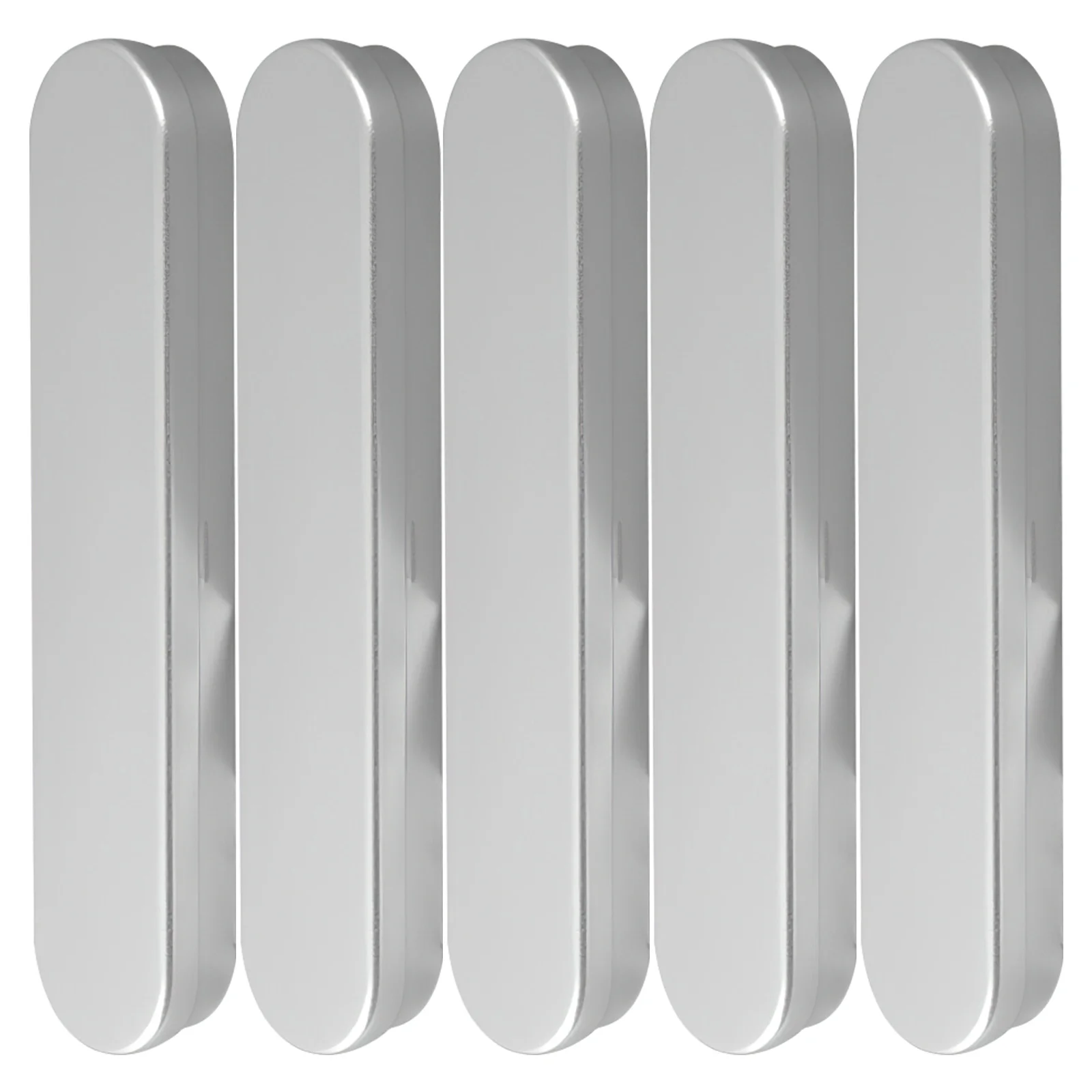 

5pcs Metal Pen Boxes Premium Tinplate Storage Cans Lightweight Sturdy Durable Smooth Surface Household Stationery Organizer
