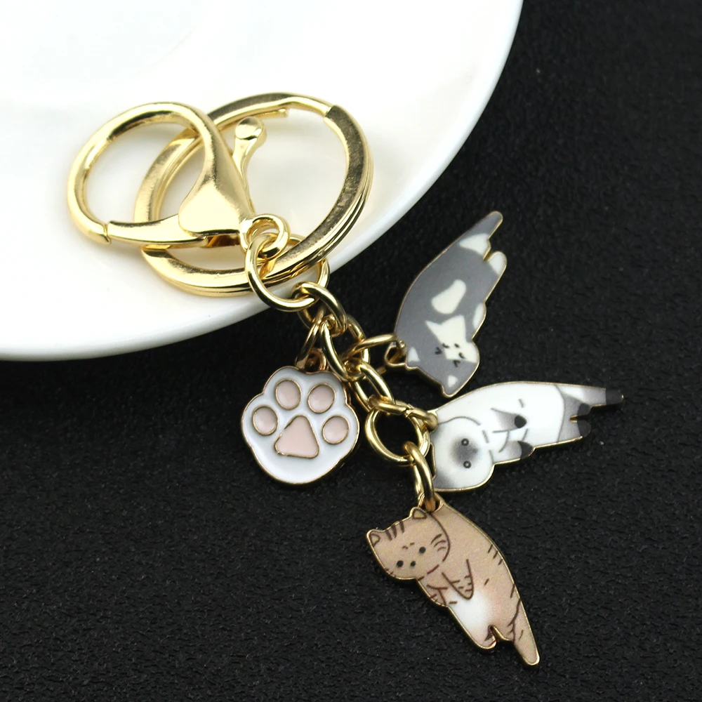 Kawaii Katzen-Schlüsselanhänge – Men'S Accessories Rings Bewertung und Preis