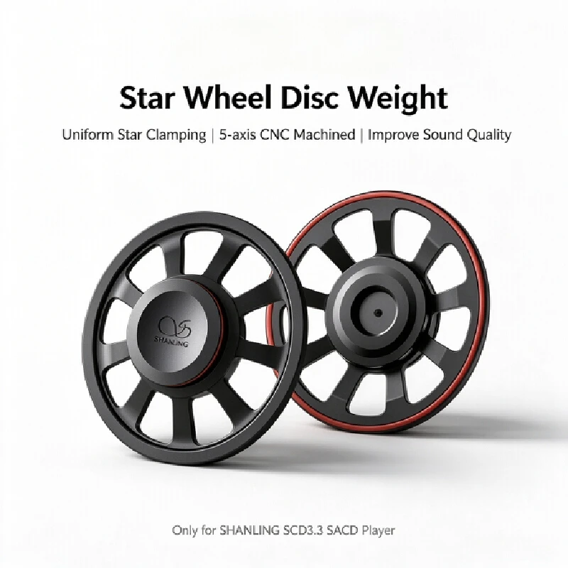 A-1814 Shanling SCD3.3 Series CD Disc Puck CNC Machined Aluminum Disc Stabilizer Improve Sound Quality For SCD3.3 SACD CD Player