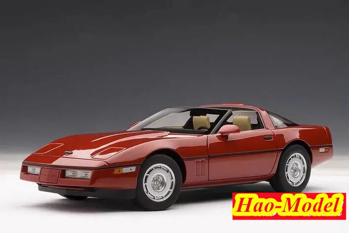 

AUTOart 1:18 для Chevrolet Corvette C4 1986, литая под давлением модель автомобиля из сплава, украшения, игрушки, подарки на день рождения для мальчиков, коллекция для хобби