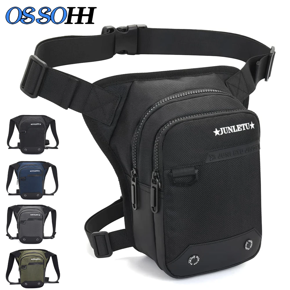 Drop Leg Bag for Men Women Motorcycle Leg-Bags Tactical Fanny Pack Outdoor Waterproof Thigh Bag with Leg Strap Leg Harness Bag
