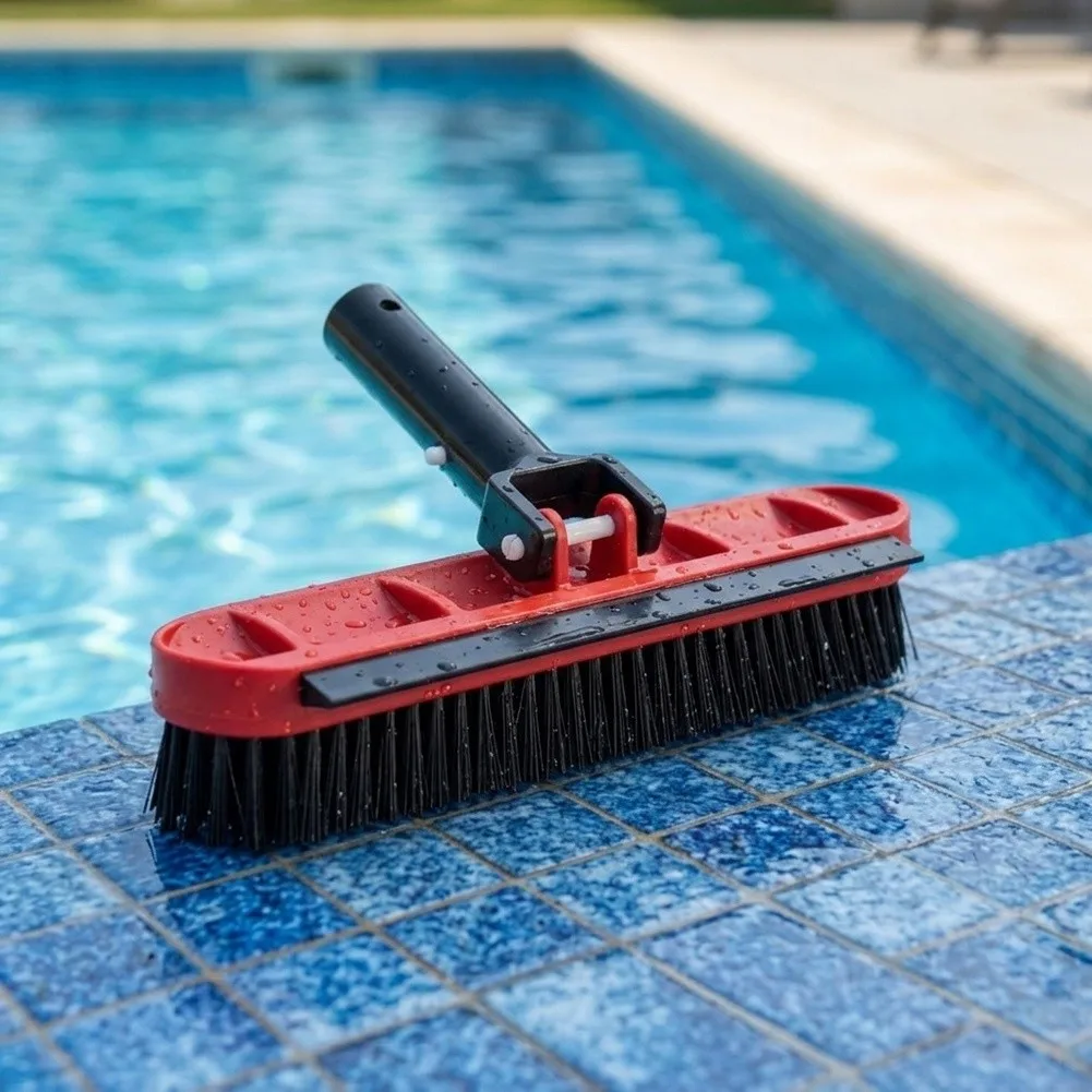 Swimming Pool Cleaning Brush With Side Brushes For Spa- Pond Floor Wall Pool Cleaning Brush Accessories