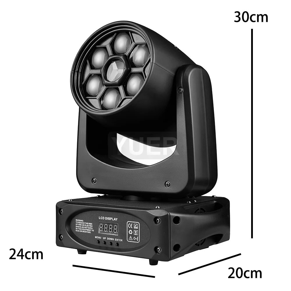 NEW Bee Eye LED Spot 150W Moving Moving Light and Gobo 3 Sided Prism DMX Controller LED Spotlight Moving Disco Dj Party Light