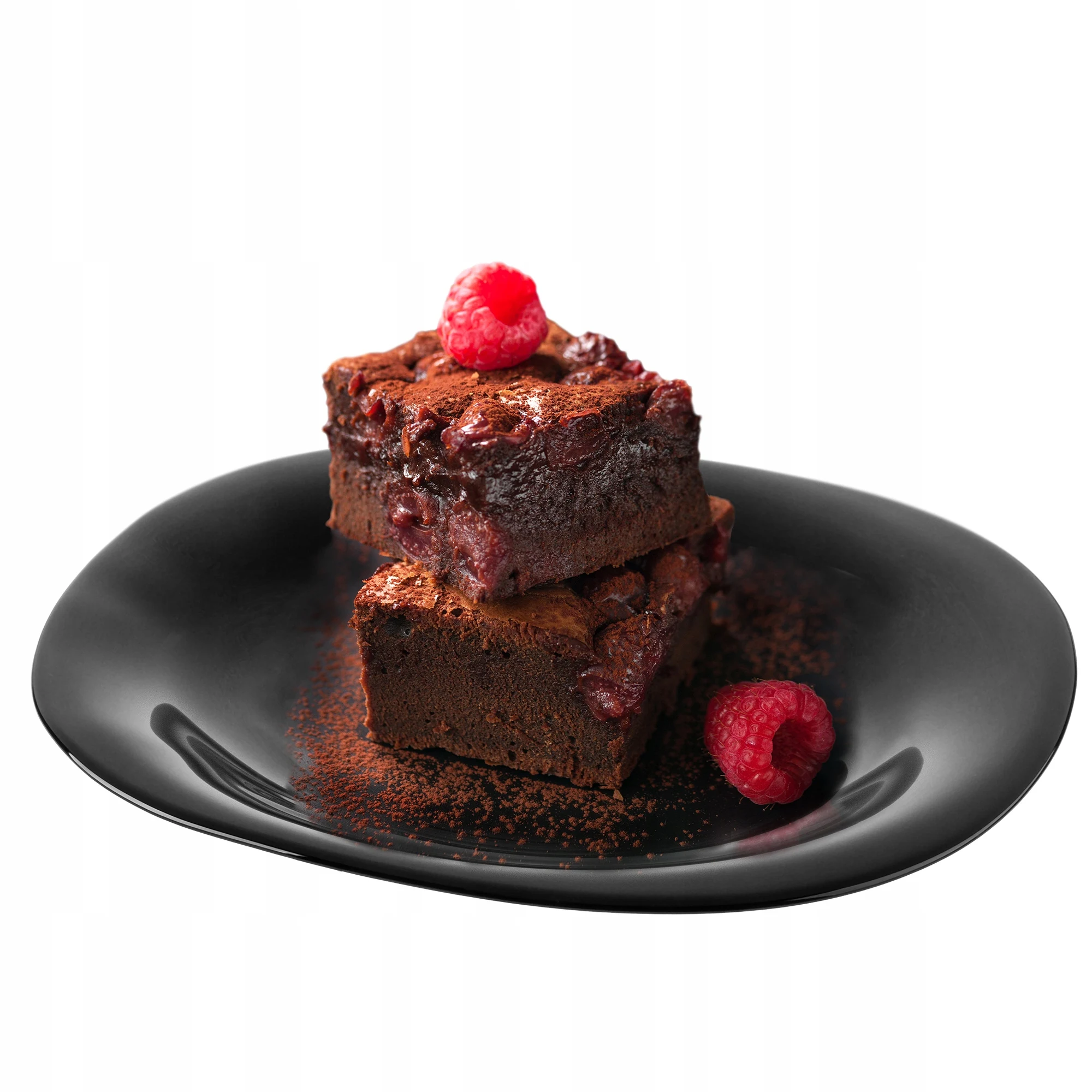 KADAX Dessertbord 21,5 cm Taartbord Zwart