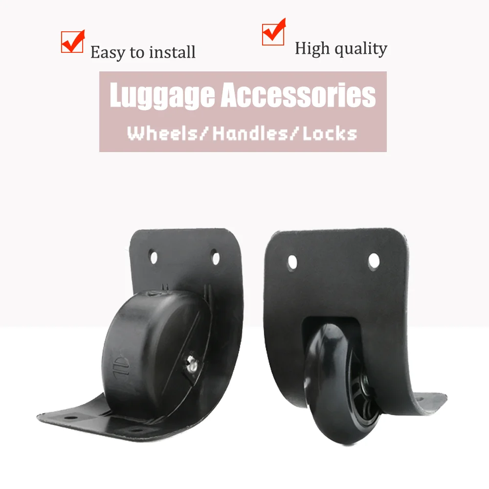High Strength Nylon Luggage Fixed Caster Tough and Unyielding Adapts to Harsh Environments Pulley for Suitcase