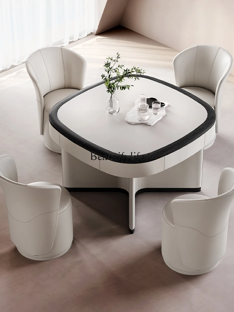 

4*Fully automatic household mahjong machine dining table mahjong dual-purpose multi-function all-in-one machine