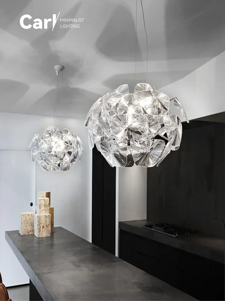 Kreatywny projekt ลผyrandola z szyszki sosnowej w nowoczesnej minimalistycznej luksusowej restauracji Salon Sypialnia Szatnia Sufitowa lampa Led