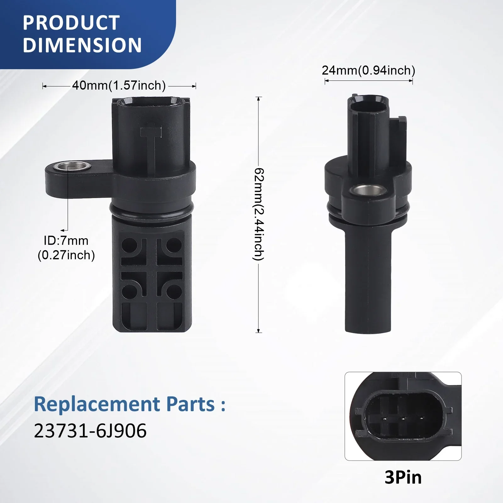 

Комплект датчиков CPS положения коленчатого вала OE 23731-AL60A 23731-AL61A 23731-6J90B для Nissan 350Z Altima Frontier Maxima Murano