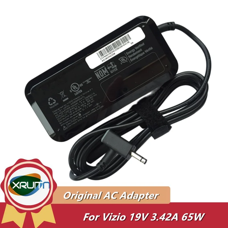 

Original 65W 19V 3.42A AC/DC Adapter Charger for Vizio CT15-A5 CN15 CT14 CT15 Tablet AA065R047L Power Supply A11-065N1A