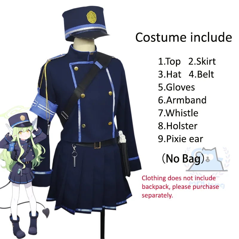 Game Blue Archive Tachibana Nozomi Cosplay Costume Wig Shoes