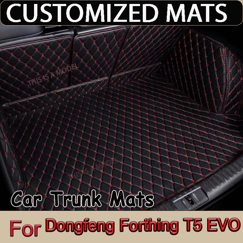 Car Trunk Mat For Dongfeng Forthing T5 EVO 2021 2022 2023 2024 Car Floor Mat Cover Carpet Pad Accessories Interior Decoration