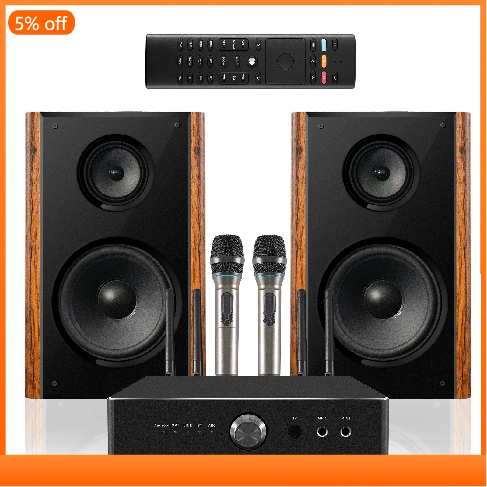 

Профессиональный 3-канальный усилитель мощностью 600 Вт для домашнего кинотеатра, караоке, акустических систем и ресиверов