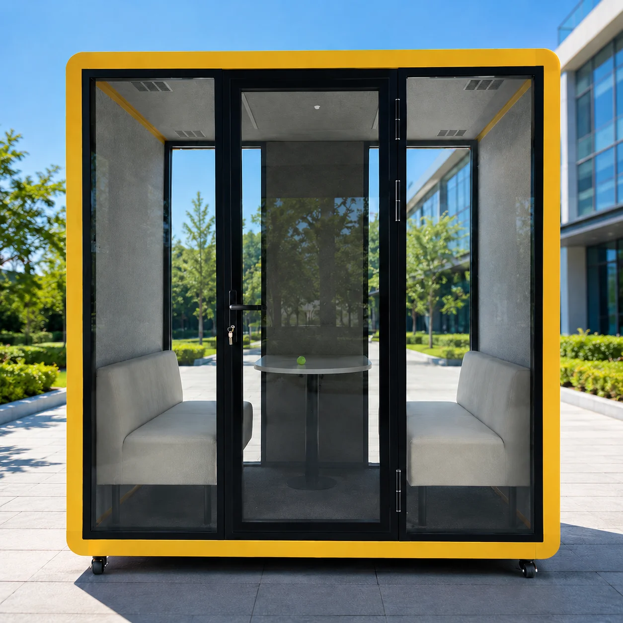 Soundproof Room Movable Live Booth Piano Room Detachable Sleep Pod Quiet Cabin Mini Meeting Room