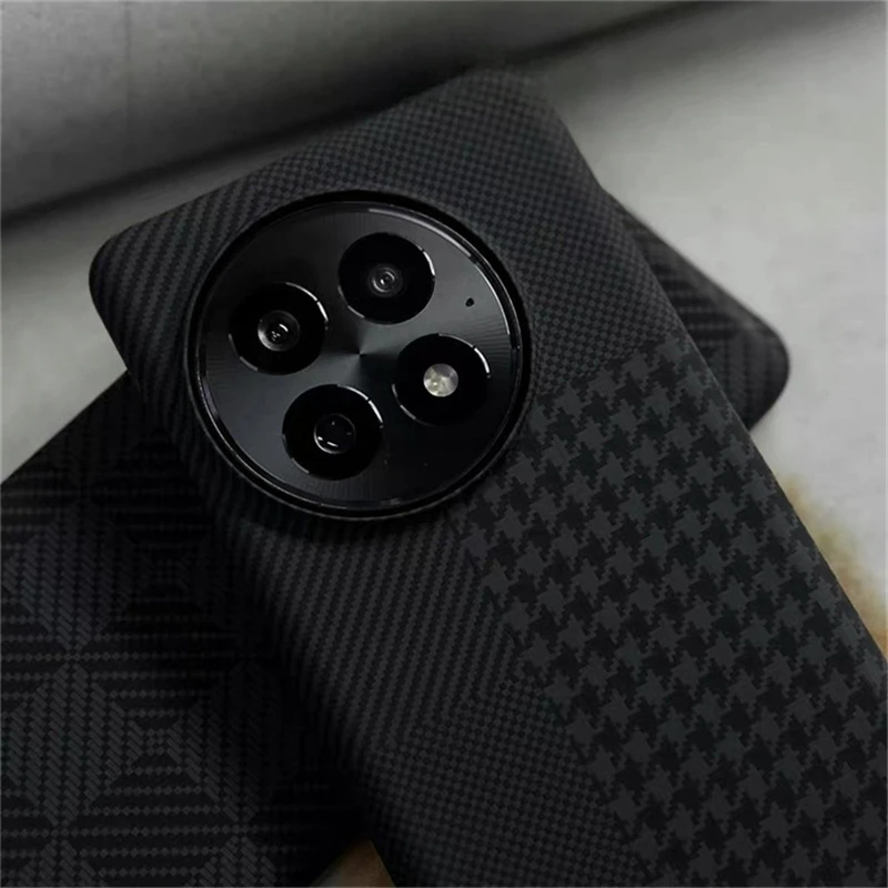 Grid Texture Slim Case dla OnePlus 13 12 R 11R ACE 5 Pro 3 One Plus 13R OnePlus12 Lekki PC Hard Back Cover Fashion Bumper — zdjęcie produktu 2