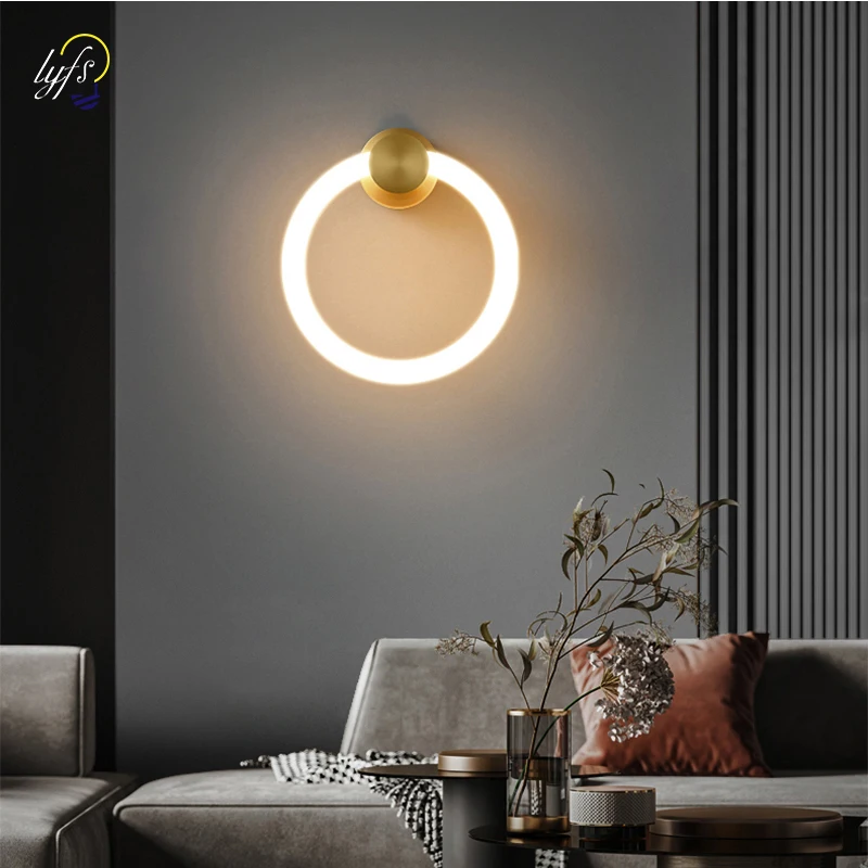

Nordic LED Wall Lamp Indoor Lighting Wall Sconces For Home Living Room Bedroom Study Corridor Decoration Bedside Wall Light