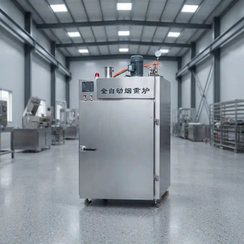 Automatic Sausage Meat Smoker Cooker Oven Dryer Chicken Fish 100kg H Capacity Commercial Food Processing Sale Support Custom