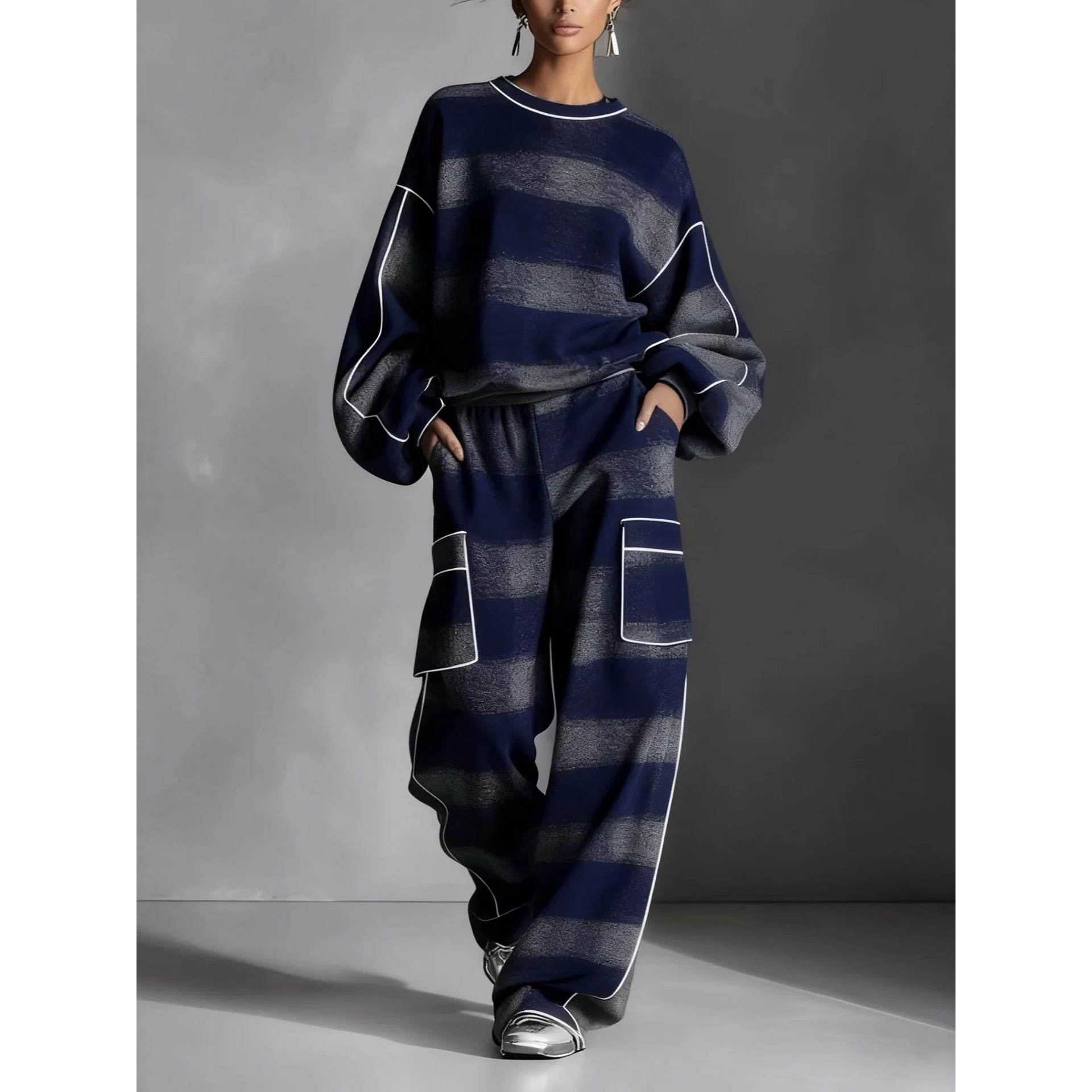 Cross-Border Street Style Plai - Street Fashion Look 评论和价格