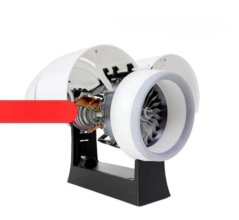 35cm Rolls-Royce Trent900 Turbofan Engine Model Airbus A380 Desktop Ornament Gift