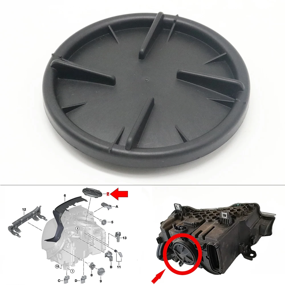 

Front Headlamp Headlight Bulb Dust Cap Cover For BMW 2 3 4 F45 F46 F80N F32 X3 X4 X5 X6 F25 F97 G01 F26 F98 G02 F15 F85 F16 F86