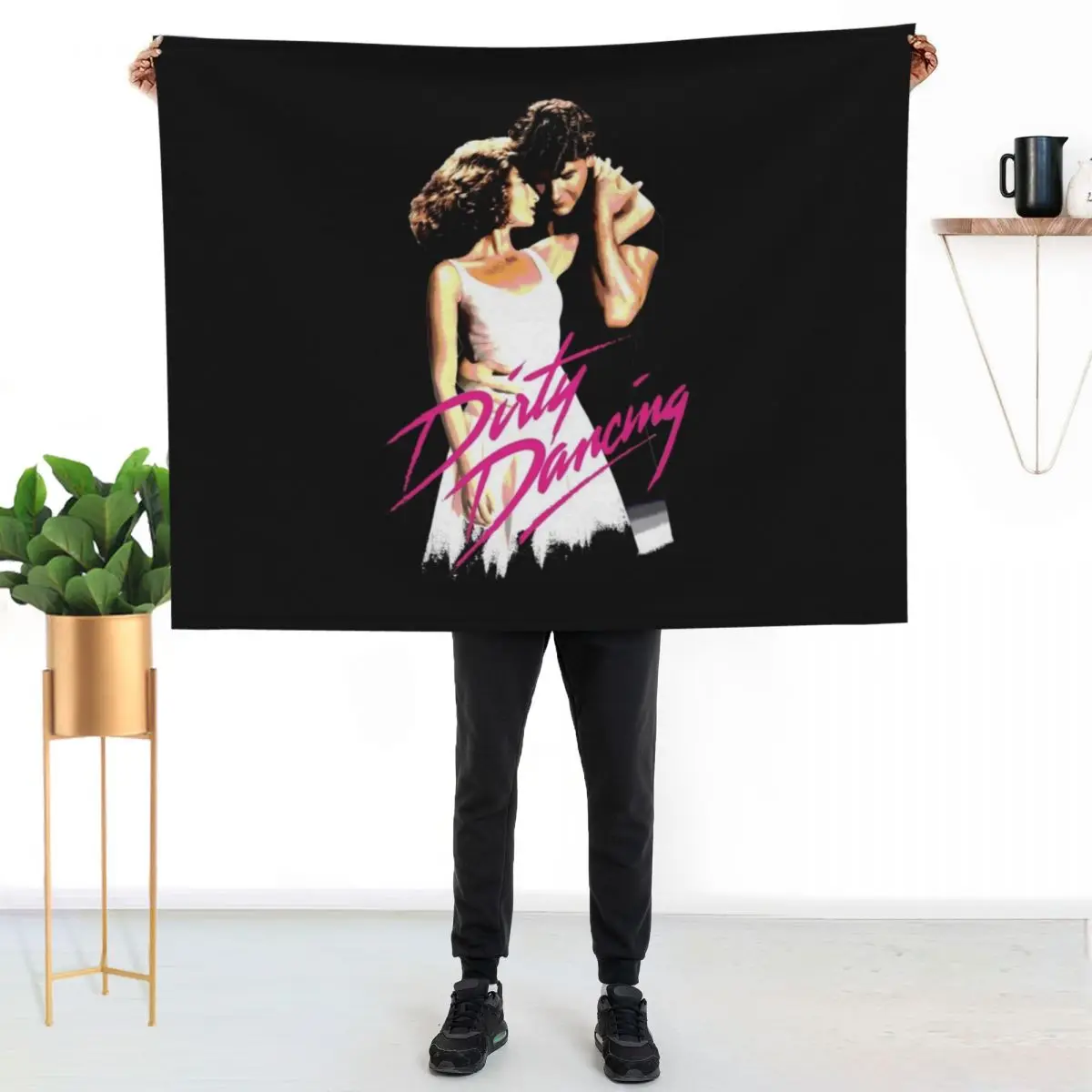 romance dancing dirty Throw Blanket Compact Warm Blanket for Car Road Trip
