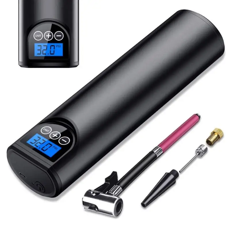 

New Image Air Pump Tire Inflator Cordless Compressor Digital Car Tire Pump Bicycle Parts
