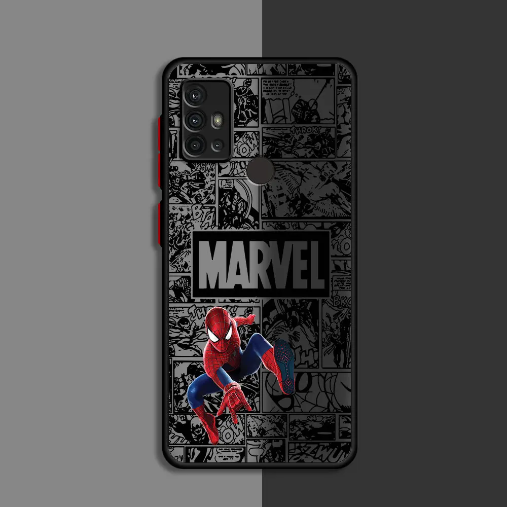 Shockproof Phone Case for Samsung Galaxy A21s A13 A33 A52 A34 A23 A54 A22 A24 A53 A73 A72 A12 A32 A14 Marvel Spiderman Cover