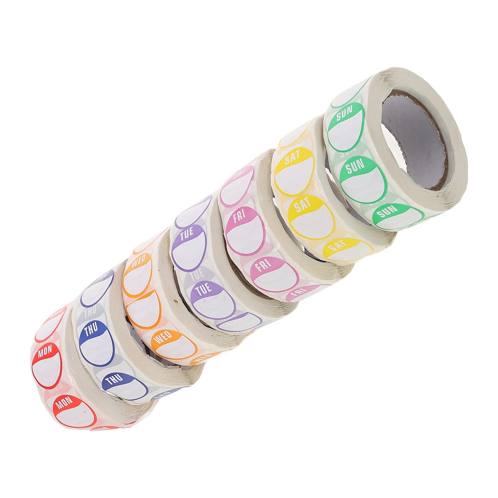 

Sticker Labels 20mm Time Management for Restaurant Pastry Kitchen Coated Paper Date of Week Stickers