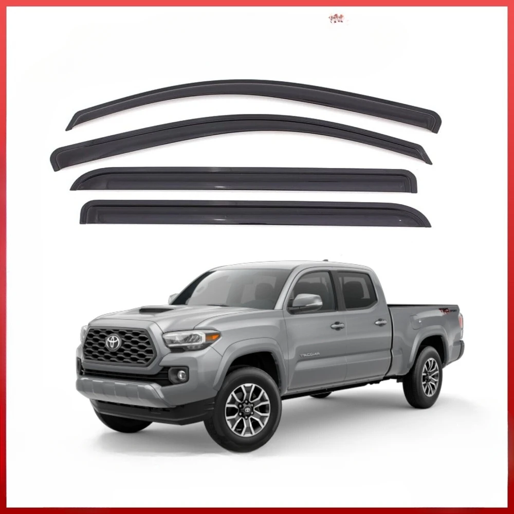 

Out-Channel Window Visor Rain Guards for Toyota Tacoma Double Cab 2016-2023 United States