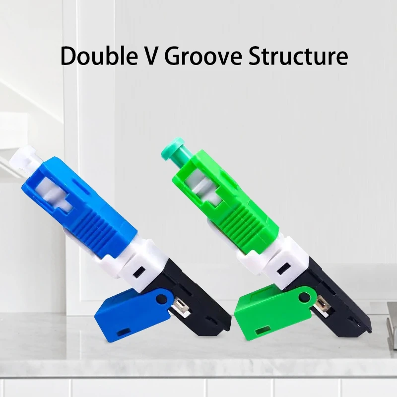 

Free Shipping FTTH ESC250D SC APC and SC UPC Single-Mode Fiber Optic Quick Connector FTTH SM Optic Fast Connector