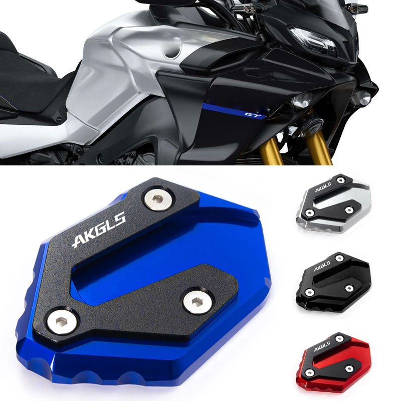 

For Yamaha TRACER 9 GT TRACER 9/GT tracer9gt 2021 2022 2023 Accessories side stand extension pads enlarge stand plate expander