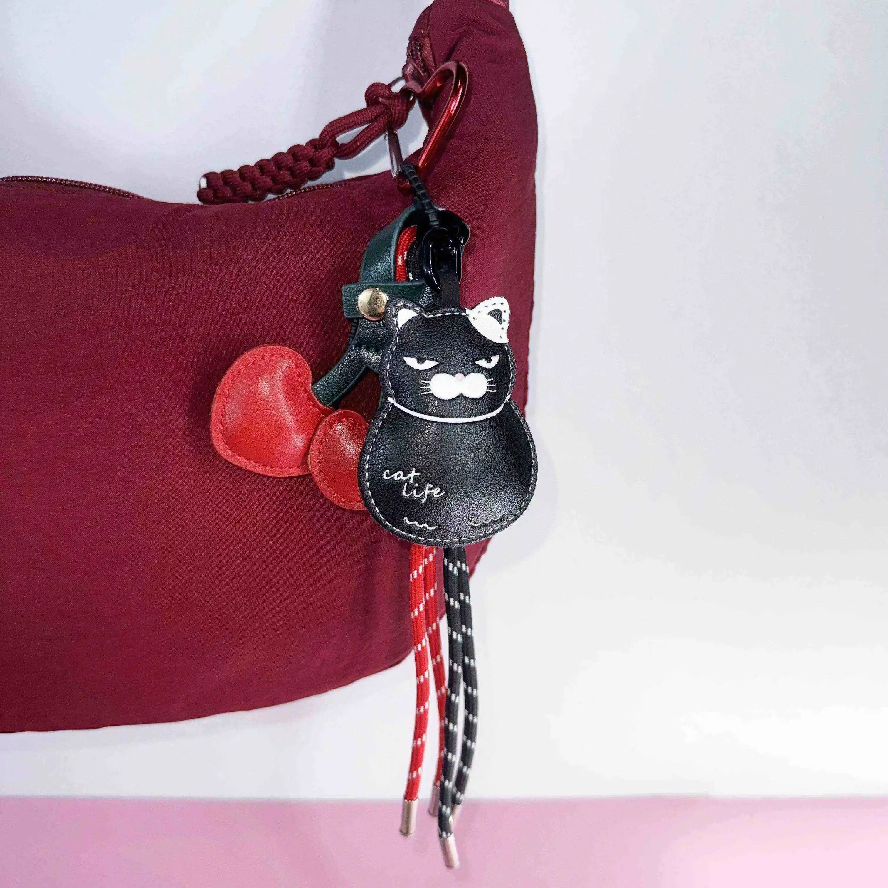 

Bag Charms Luxury Bag Chain Cherry Pendant for Loewe Bag Women Handbag Purse Keychain Man Backpack Wallet Decoration