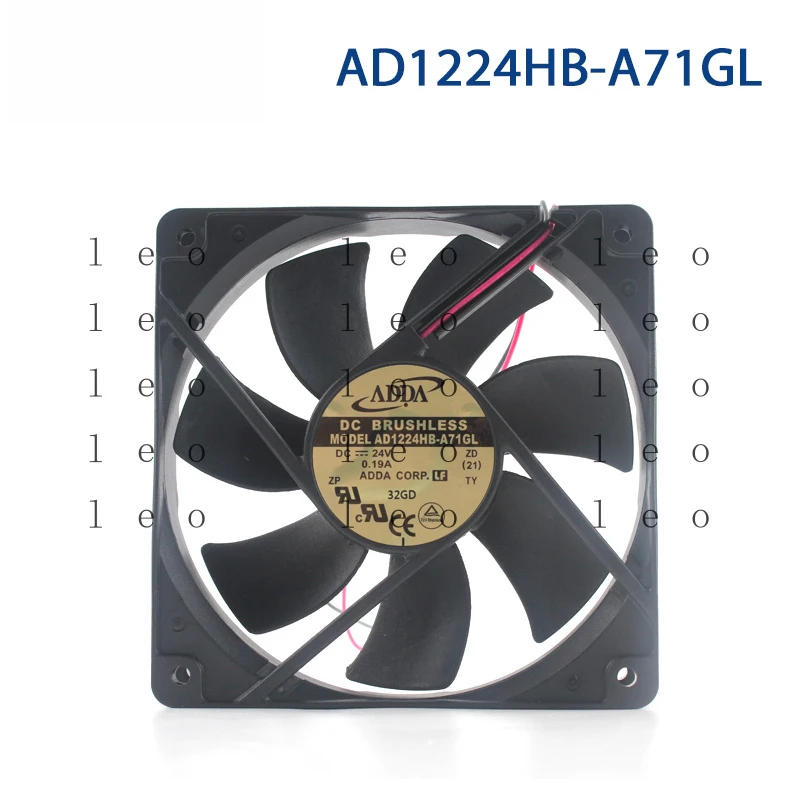 AD1224HB-A71GL Xie Xi for ADDA 24V 0.19A 12025 dual ball bearing cooling fan