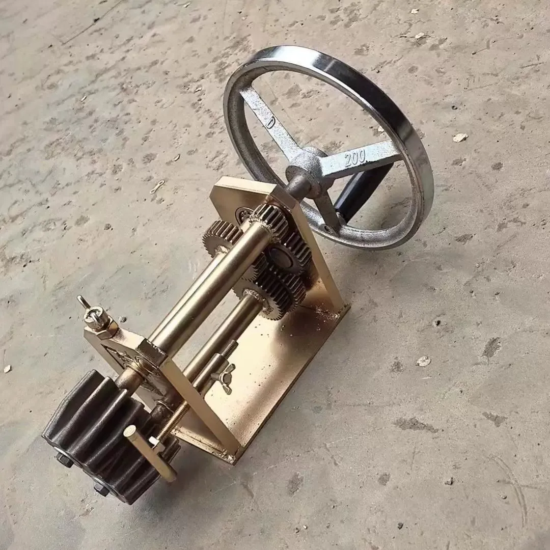 Fotografia 4: Máquina de embossagem de alumínio de pequeno diâmetro, máquina manual de encolhimento de caixas de válvulas de ferro, máquina de fechamento e embossagem de tubulações