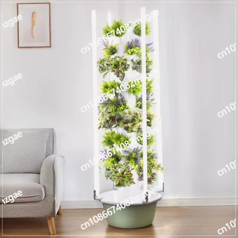 Hydroponic Tower with LED Grow Light Vertical Soilless Culture Equipment Hydroponic System Intelligent Timed Vegetable Planter