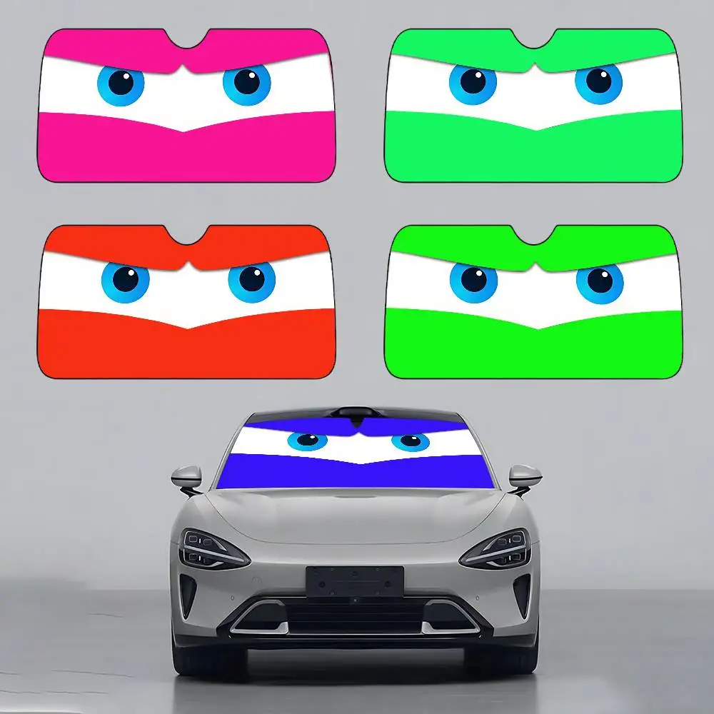 

Lightning Mcqueen Angry Eye Car SunShade Car Windshield Universal Sun Shield Folding Visor Covers